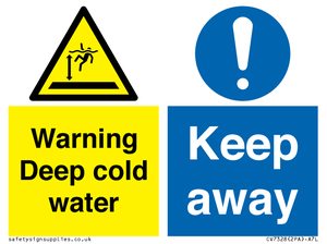 Warning Deep cold water Keep away